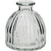 Mini-Vase Rillen, Halbrund, 8 X 8.5 Cm Tischdeko Hochzeit|Vasen & Kunstblumen