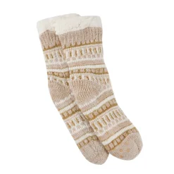 Hot Norwegersocken Design, Beige/gold, One Size Geschenkideen|Fashion