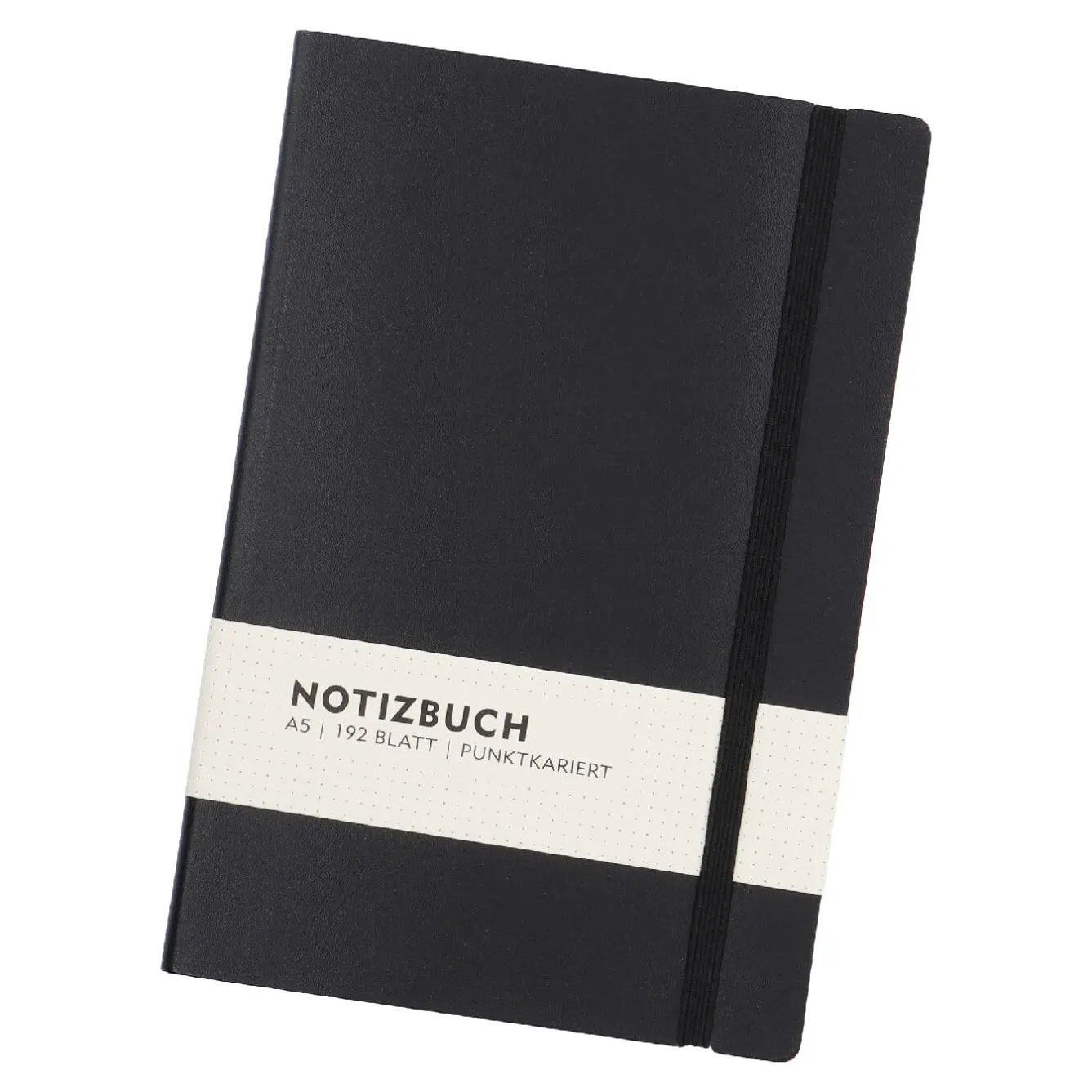 New Notizbuch A5, Uni, Schwarz Kalender & Planer