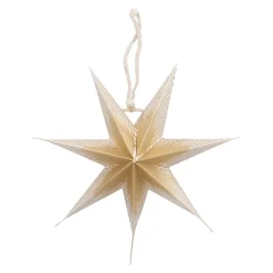 Online Papierstern Verlauf, Weiß/gold, 18 Cm Weihnachtsdeko|Weihnachten