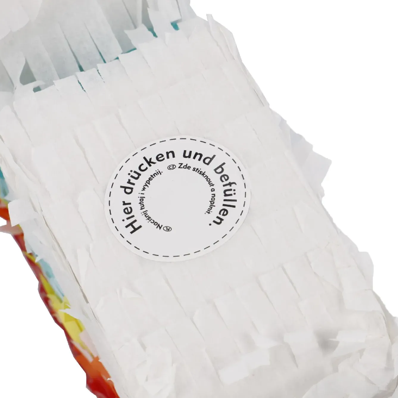 Clearance Pinata Mini, Regenbogen, Höhe 13 Cm Geburtstag