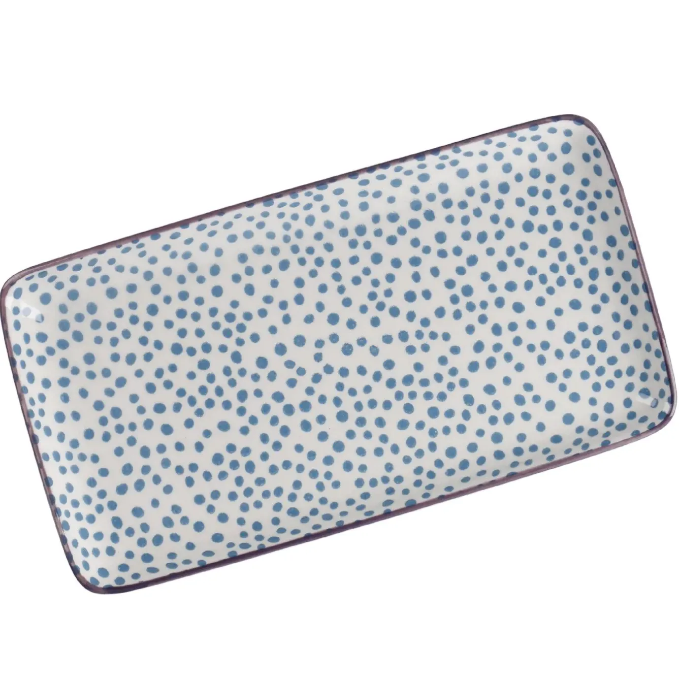 Online Platte China, Blau, Dots, 23 Cm Küche