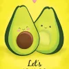 Outlet Poster Avocado - Let's Avocuddle, Nr. 64 Poster