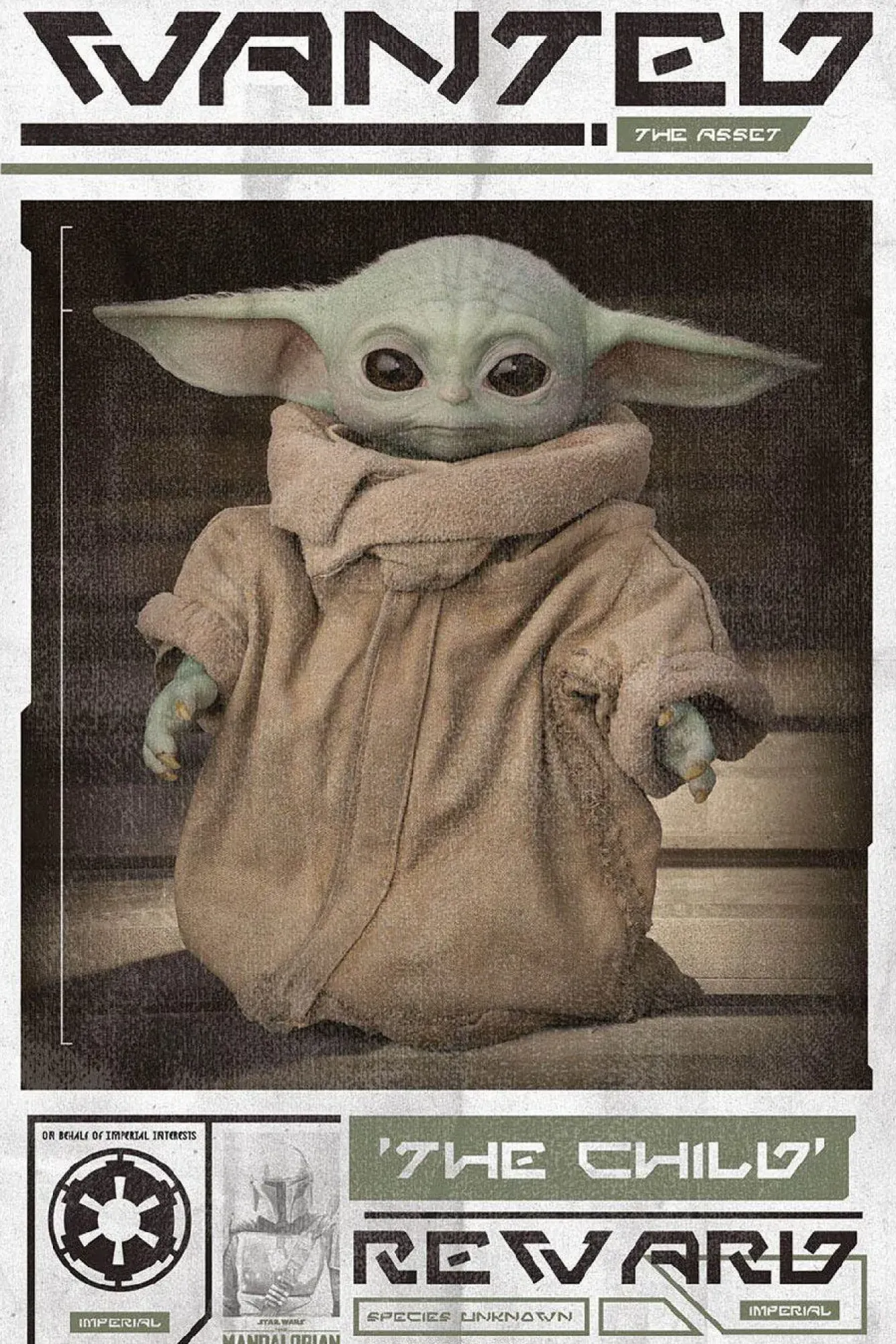 Hot Poster Mandalorian The Child, Nr. 222 Poster