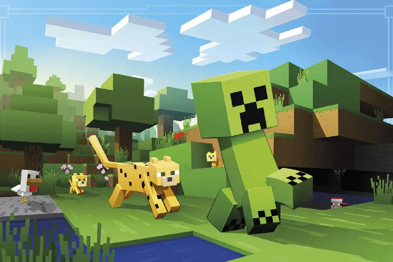 Sale Poster Minecraft Ocelot Chase, Nr. 171 Poster