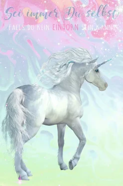 Online Poster Unicorn Marble, Nr. 164 Poster