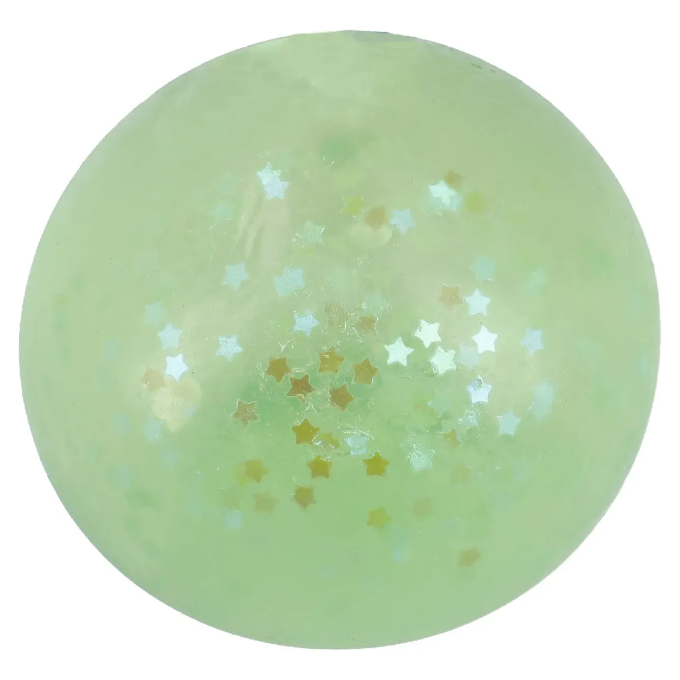 Online Quetschball Glitter/Maltose, Grün, 6 Cm Geschenkideen|Spielzeug