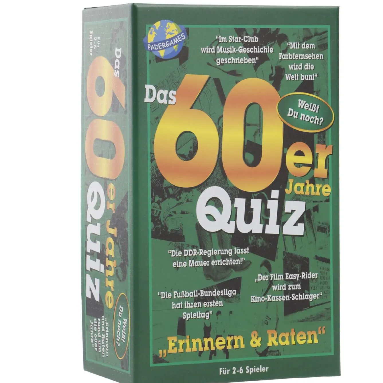 New Quizspiel Jahrgang, 60er Geschenkideen|Spiele