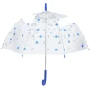Clearance Regenschirm Transparent, Dots, Blau, 82 Cm Standesamt- Und Traudeko|Hochzeitsdeko