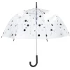 Online Regenschirm Transparent, Dots, Schwarz, 82 Cm Standesamt- Und Traudeko|Hochzeitsdeko