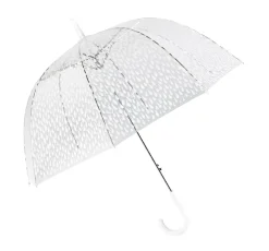 Online Regenschirm Transparent, Tropfen, Weiß, 82 Cm Reisen|Weihnachtsgeschenke