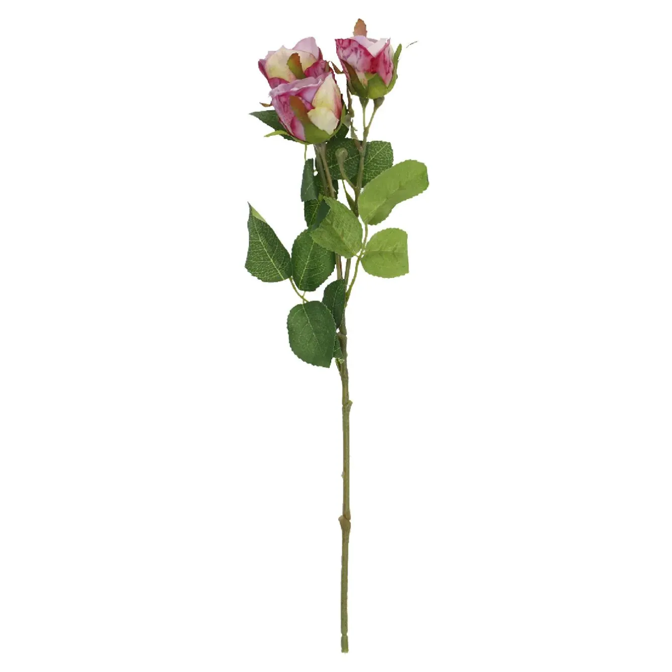 Outlet Rose Alina, 3 Blüten/lila, 38 Cm Vasen & Kunstblumen