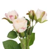 New Rose Alina, 3 Blüten/rosa, 38 Cm Raumdeko Hochzeit|Hochzeitsdeko