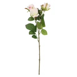 New Rose Alina, 3 Blüten/rosa, 38 Cm Raumdeko Hochzeit|Hochzeitsdeko
