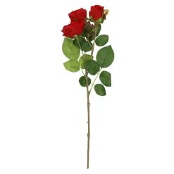 Online Rose Alina, 3 Blüten/rot, 38 Cm Vasen & Kunstblumen