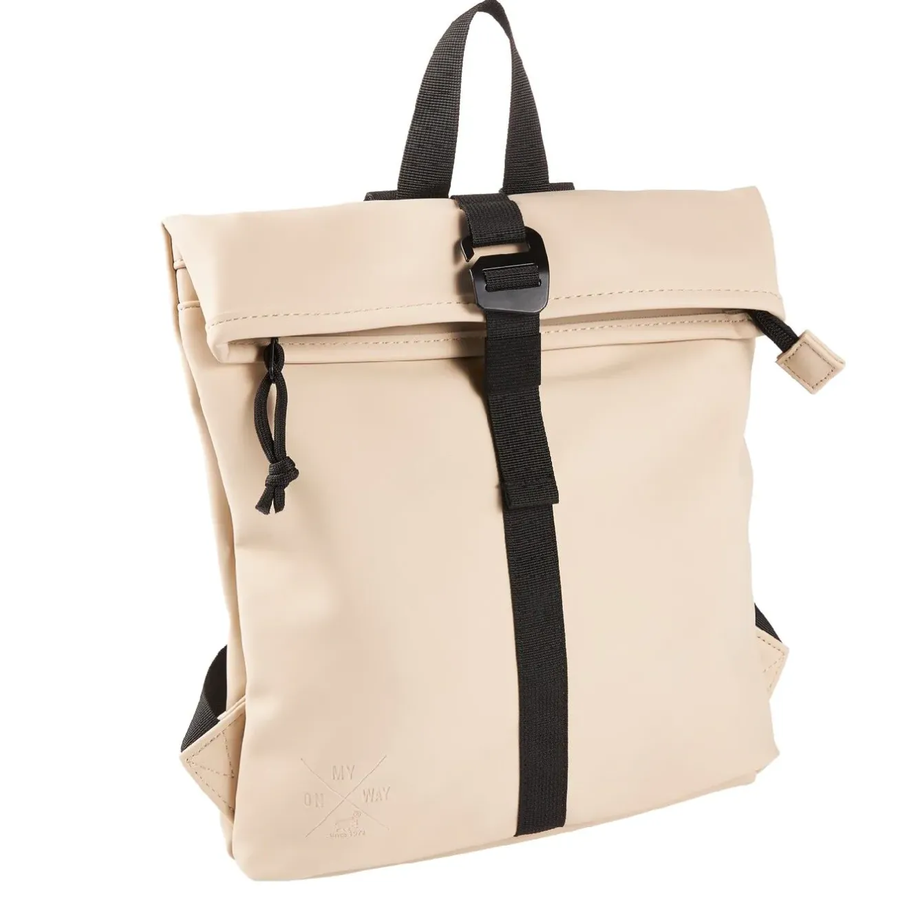 Hot Rucksack Paula, Beige/schwarz, 7 Liter Geschenkideen|Rucksäcke