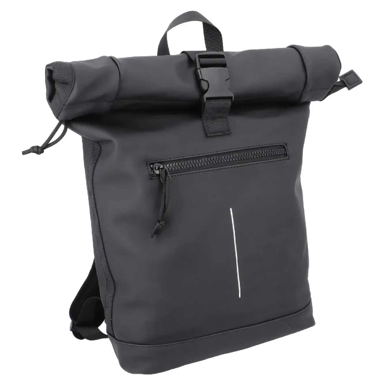 Online Rucksack Rolltop Mit Reflektor, Schwarz, 16 Liter Geschenkideen|Reisen