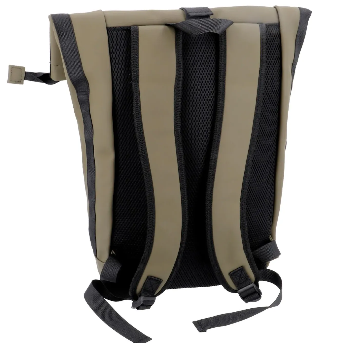 Clearance Rucksack Rolltop Mit Reflektor, Oliv, 16 Liter Geschenkideen|Rucksäcke