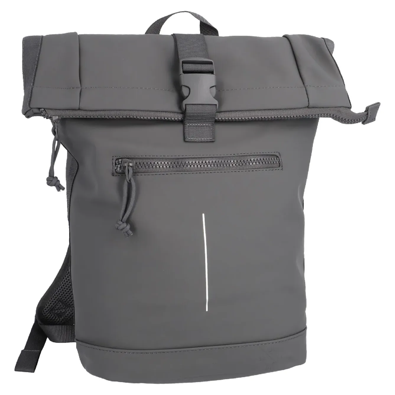 Best Rucksack Rolltop Mit Reflektor, Dunkelgrau, 16 Liter Geschenkideen|Reisen