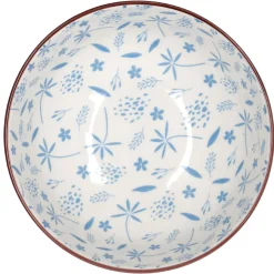 Clearance Schale China, 680 Ml, Blau, Gräser, 15 Cm Küche