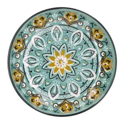 Discount Schale China, Flach, Grün/braun, 15 Cm Küche