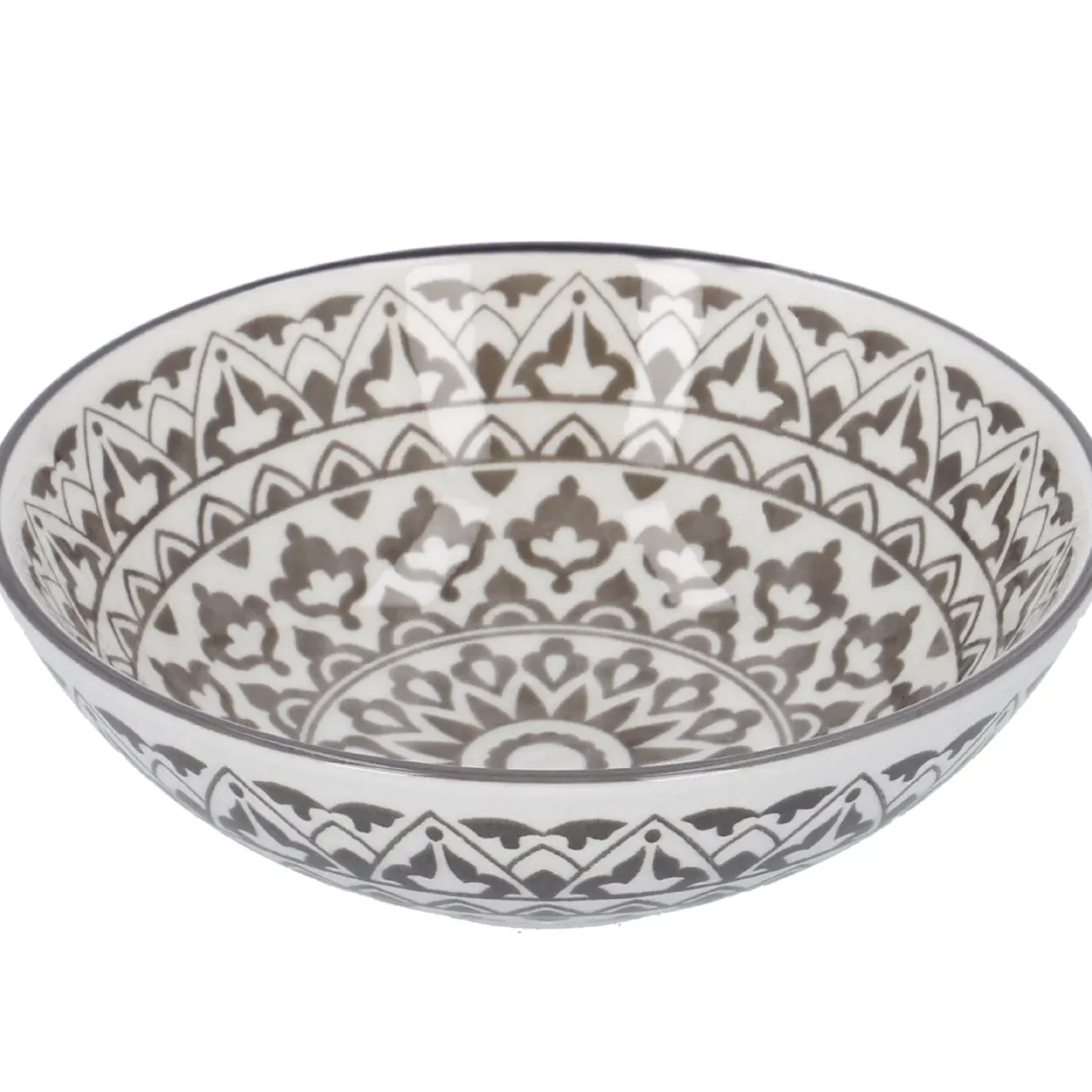 New Schale China, Tief, Orient, Dunkelgrau/wss, 13 Cm Küche