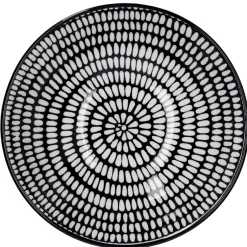 Discount Schale China, Tief, Stäbchen/Kreis, Schw/wss, 13 Cm Jga|Küche