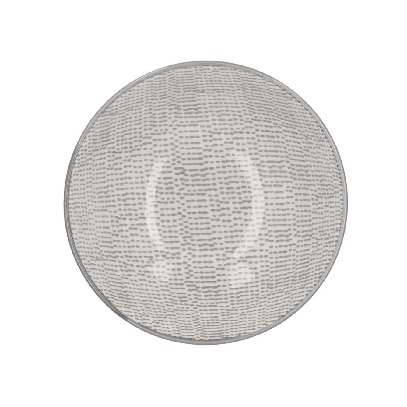 Online Schale China, Tief, Striche, Dunkelgrau/wss, 13 Cm Küche