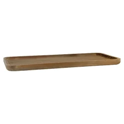 New Schale Eck, Natur, 40 X 18 Cm Schalen & Tabletts