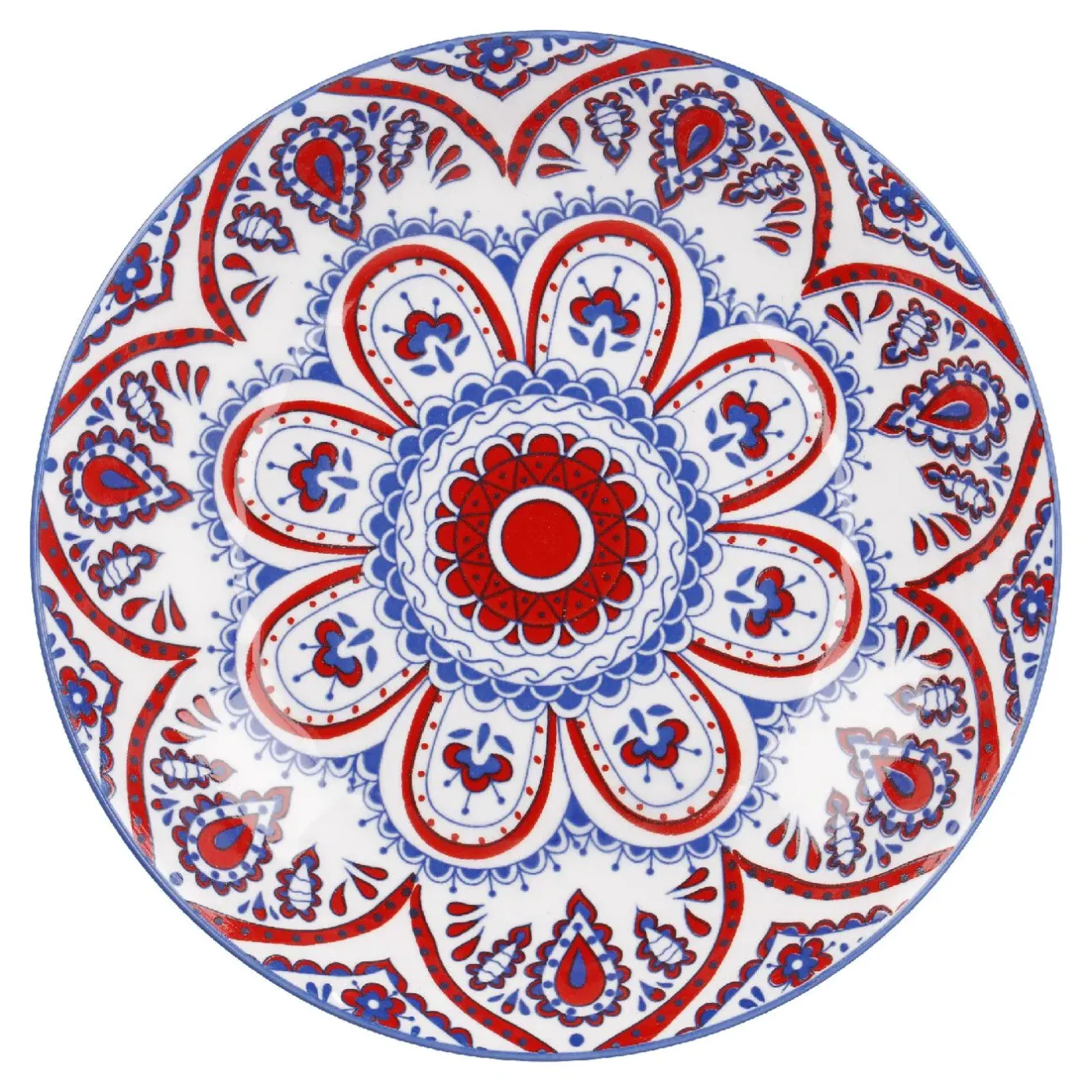 New Schale Lisa, Flach, Dunkelblau, 20 Cm Küche