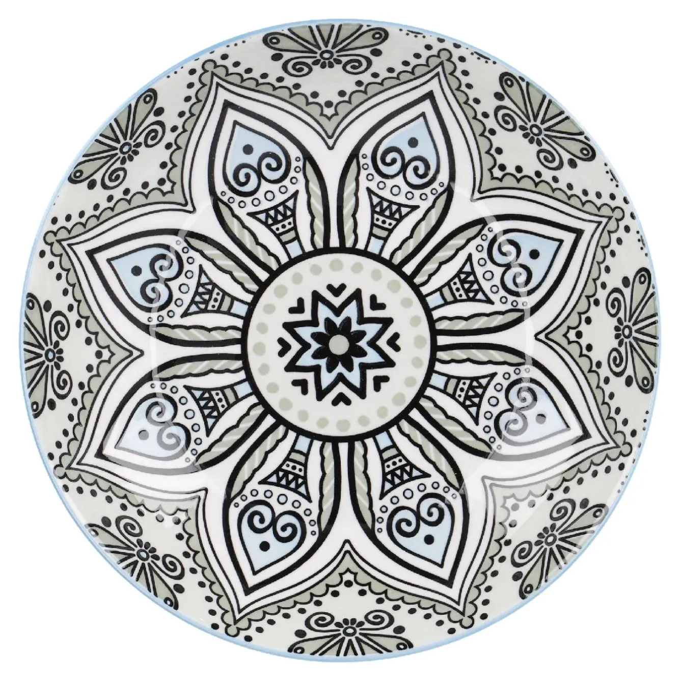 New Schale Lisa, Flach, Grün, 20 Cm Küche