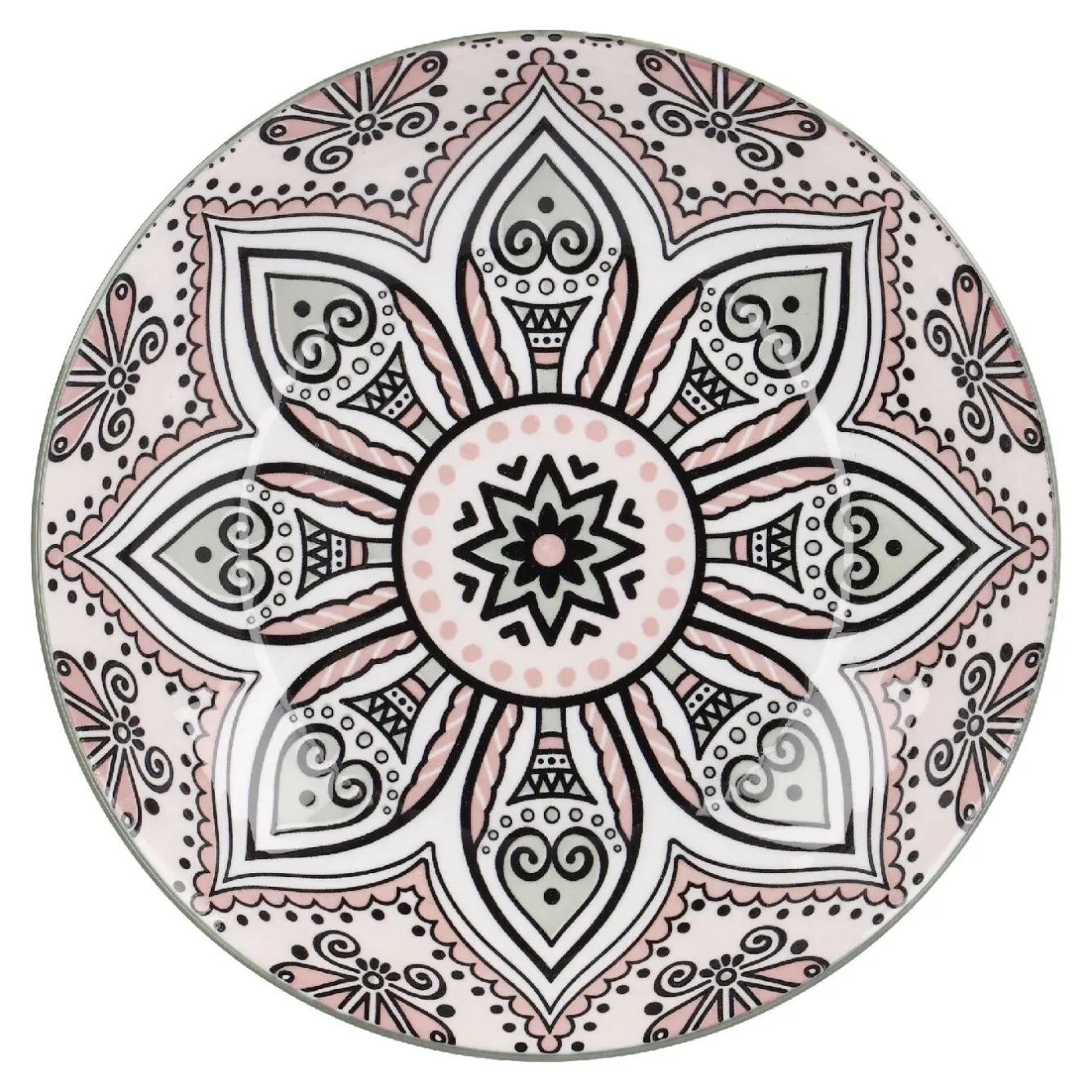 Hot Schale Lisa, Flach, Rosa, 20 Cm Küche
