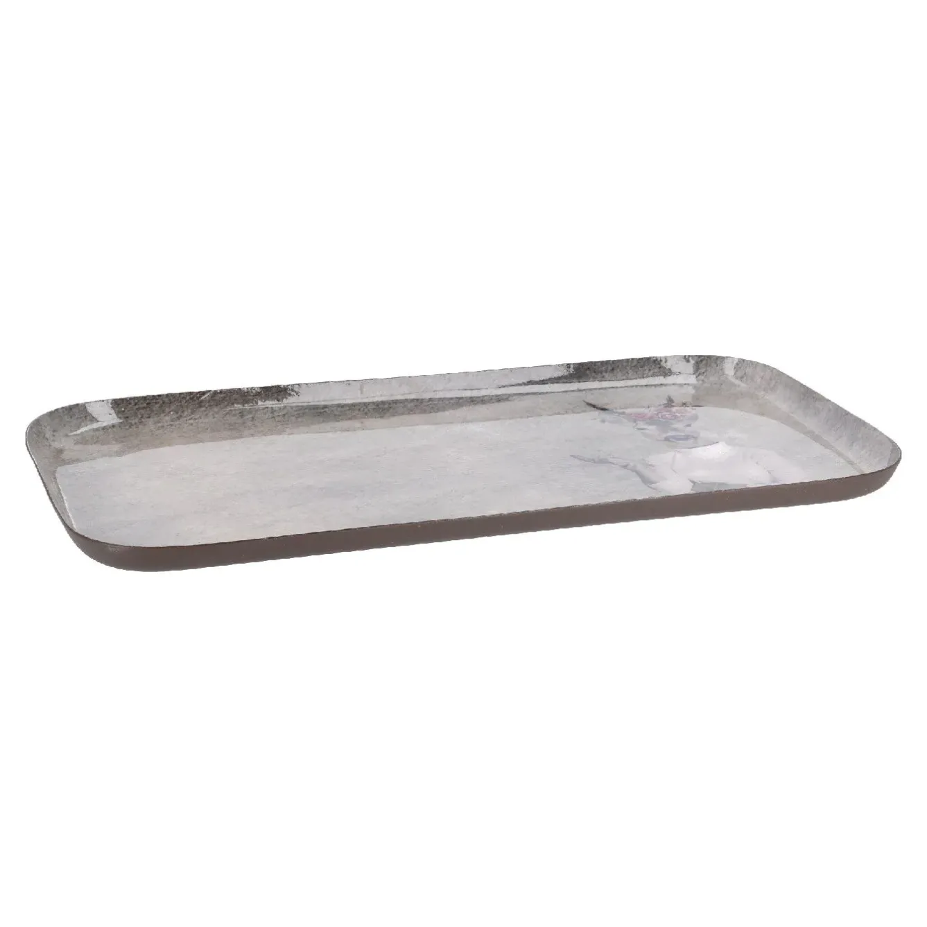 Hot Schale Motiv, Hirsch/Blumen, 30 X 16 Cm Schalen & Tabletts|Weihnachtsdeko