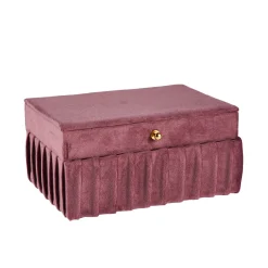 Online Schmuckbox Edel, Dunkelpink, 18 Cm Geschenkideen|Fashion