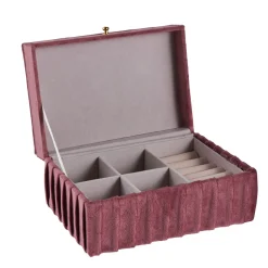 Online Schmuckbox Edel, Dunkelpink, 18 Cm Geschenkideen|Fashion