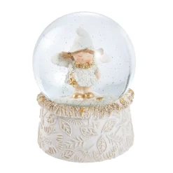 Outlet Schneekugel Engel Mit Mütze, Stern, 6.5 X 9 Cm Figuren|Weihnachtsdeko