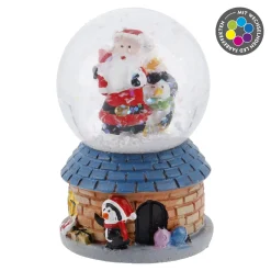 Clearance Schneekugel Haus, Blau, 4.5 X 7 Cm Deko-Objekte|Weihnachtsdeko