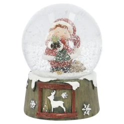 Hot Schneekugel Kind, Zwinker, 6.5 X 9 Cm Weihnachtsdeko|Weihnachten