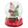 Online Schneekugel, Weihnachtsmann/Tanne, 6.5 X 8.5 Cm Deko-Objekte|Weihnachtsdeko