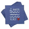 Discount Serviette Anker/Spruch, 20 Stück Küche|Tischdeko