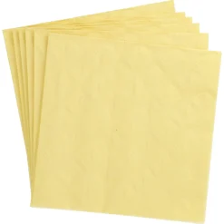 Sale Serviette Artdeco, Prägung, Gelb, 16 Stück Salty- Und Candybar|Tischdeko Hochzeit