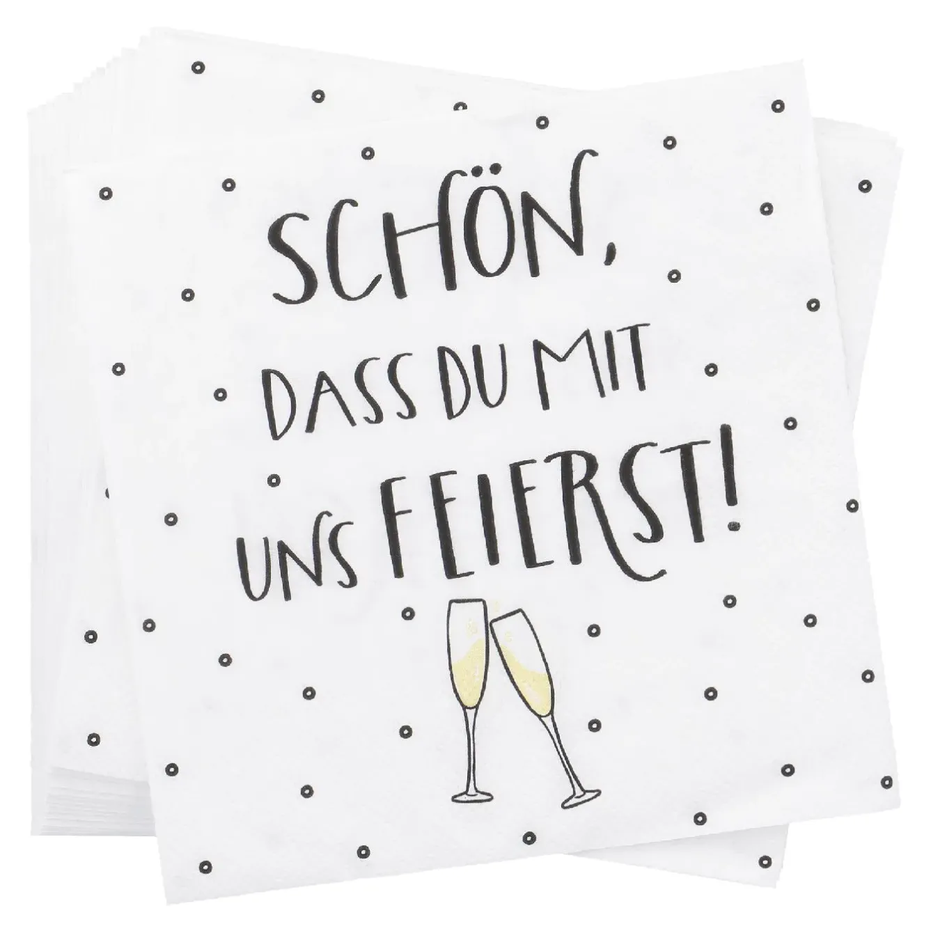 Clearance Serviette Feiern, 20 Stück Küche