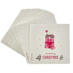 New Serviette Haus, 20 Stück Weihnachtsdeko