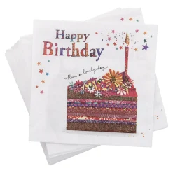 Clearance Serviette Torte, 20 Stück Geburtstag|Küche