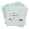 Serviette Xmas-Motiv, Haus, 20 Stück Weihnachtsdeko|Weihnachten