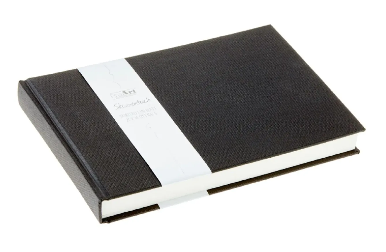 Outlet Skizzenbuch, Schwarz, 22 X 14 Cm Kalender & Planer|Malereibedarf