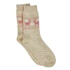 Clearance Socke Winter, Damen, Reh/beige, Größe 35-41 Fashion|Weihnachtsoutfit