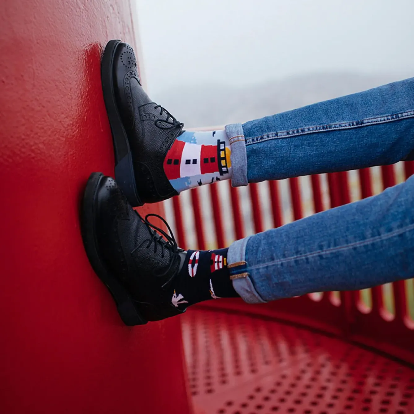 Sale Socken, Leuchtturm, Gr. 39-42 Geschenkideen|Fashion