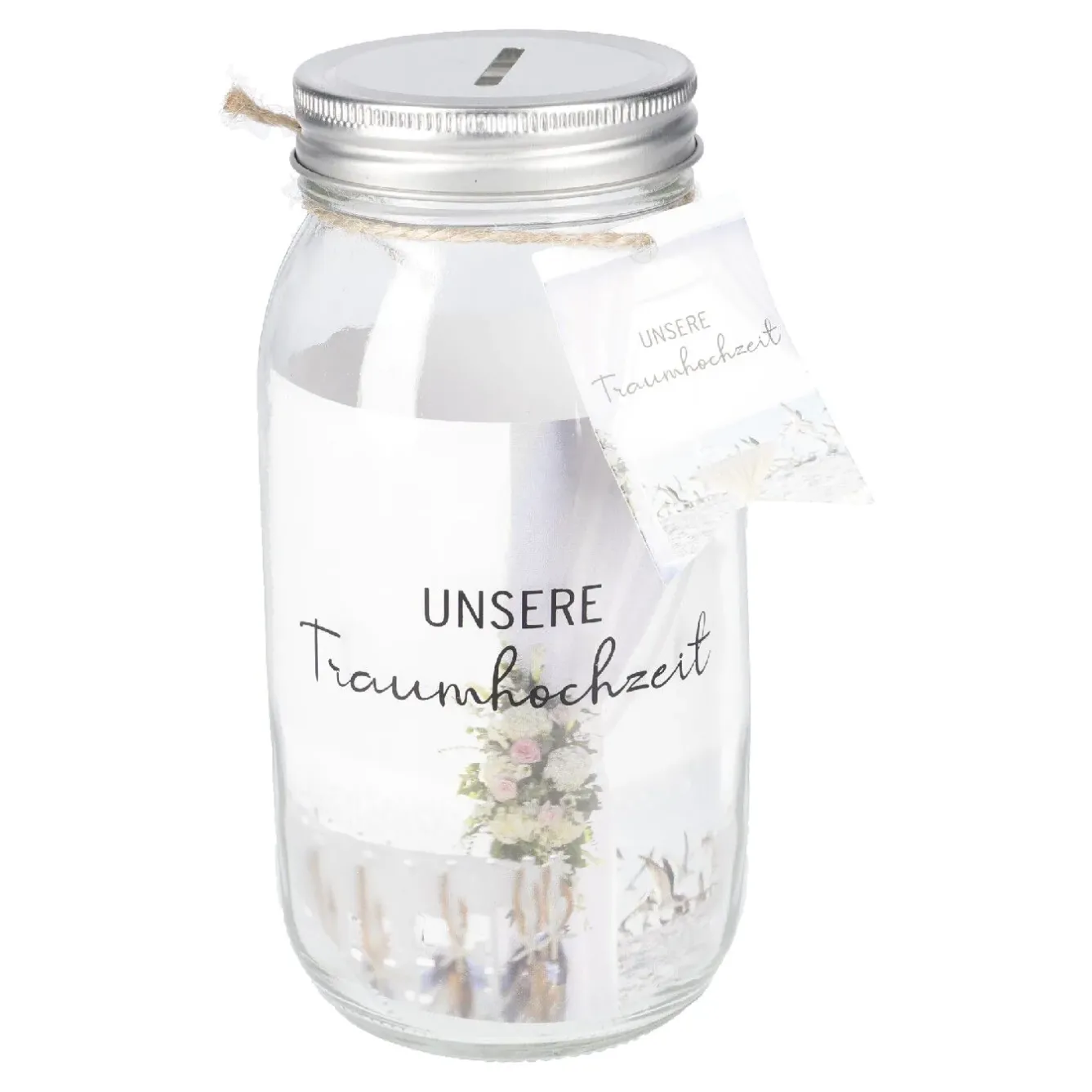 New Spardose Botschaft, Traumhochzeit, 8.5 X 17 Cm Deko-Objekte