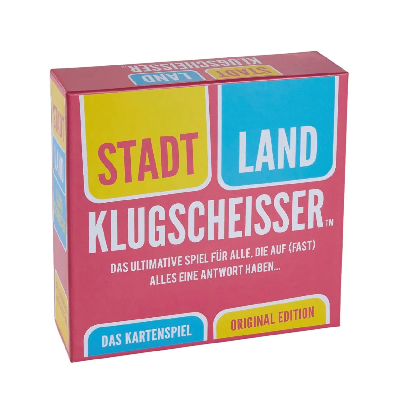 Spiel Stadt Land Klugscheisser, Original Geschenkideen|Spiele